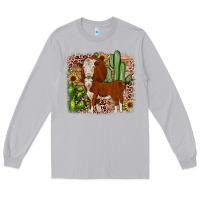 Moon Dust Hereford cactus sunflower Long Sleeve Tee - JahusDesignShop