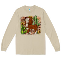 Mushroom Hereford cactus sunflower Long Sleeve Tee - JahusDesignShop