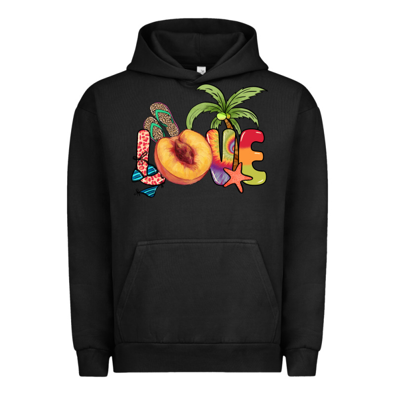 Love Peach Summer Urban Hoodie by NancyCooperArtShop | Teevron