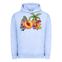 Pigment Grape Ice Love peach summer Urban Hoodie - NancyCooperArtShop