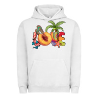 Pigment Lunar Rock Love peach summer Urban Hoodie - NancyCooperArtShop