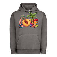 Pigment Tornado Love peach summer Urban Hoodie - NancyCooperArtShop