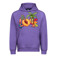 Tulip Love peach summer Urban Hoodie - NancyCooperArtShop