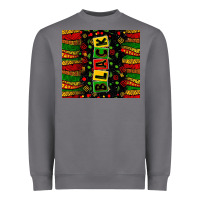 Storm Black license letters  juneteenth Heavyweight Sweatshirt - Zillion Design Studio