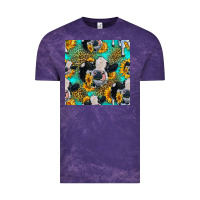 Cloud Purple holstein cow seamless pattern Vintage Tee - HRA Design Shop