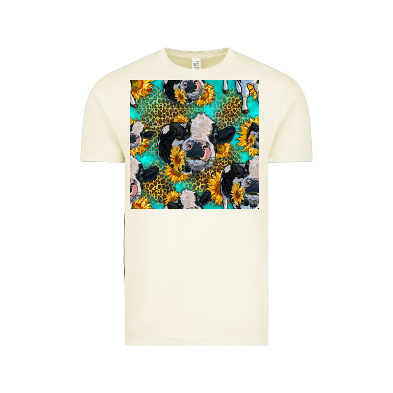 Holstein Cow Seamless Pattern Vintage Tee by HRA Design Shop | Teevron