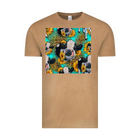 Vintage Camel holstein cow seamless pattern Vintage Tee - HRA Design Shop