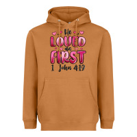 Meerkat he loved us first 1 john 4 19 Heavyweight Hoodie - MaliasSmallBusiness