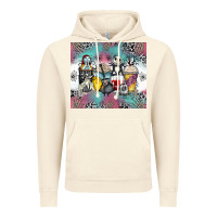 Vintage Artic cartoon characters coffee cups Vintage Hoodie - Zillion Design Studio