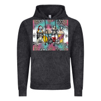 Vintage Black cartoon characters coffee cups Vintage Hoodie - Zillion Design Studio