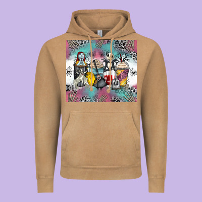 Cartoon Characters Coffee Cups Vintage Hoodie Designed By Zillion Design Studio