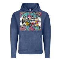 Vintage Denim cartoon characters coffee cups Vintage Hoodie - Zillion Design Studio