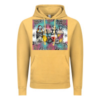 Vintage Mustard cartoon characters coffee cups Vintage Hoodie - Zillion Design Studio