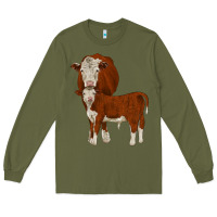 Army Green hareford Long Sleeve Tee - JahusDesignShop