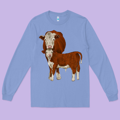 Hareford Long Sleeve Tee Designed By Jahusdesignshop