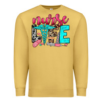Antique Gold nurse life Premium Sweatshirt - NancyCooperArtShop