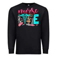 Black nurse life Premium Sweatshirt - NancyCooperArtShop