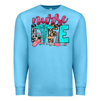 Ocean Blue nurse life Premium Sweatshirt - NancyCooperArtShop