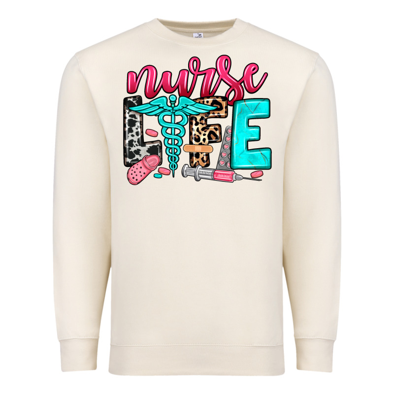 Nurse Life Premium Sweatshirt by NancyCooperArtShop | Teevron