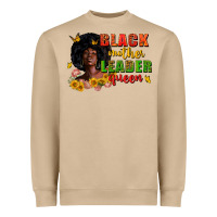 Mushroom Black mother leader queen juneteenth Heavyweight Sweatshirt - Zillion Design Studio