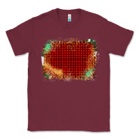 Burgundy Western Red Green Farm Life Brush Stroke Classic Tee - Bettercallsaul