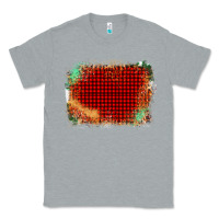 Heather Grey Western Red Green Farm Life Brush Stroke Classic Tee - Bettercallsaul