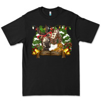 Black christmas donkey candy house Premium Tee - BarkalooDesign