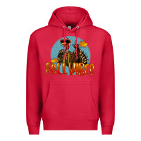 Cardinal Fall Vibes Turkey Premium Hoodie - LillyAllenDesigns