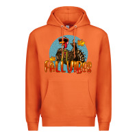 Carrot Fall Vibes Turkey Premium Hoodie - LillyAllenDesigns
