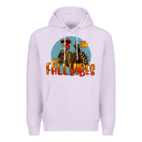 Lilac Fall Vibes Turkey Premium Hoodie - LillyAllenDesigns