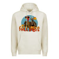 Oatmeal Heather Fall Vibes Turkey Premium Hoodie - LillyAllenDesigns