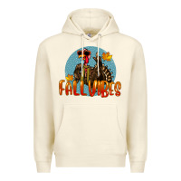 Sandshell Fall Vibes Turkey Premium Hoodie - LillyAllenDesigns