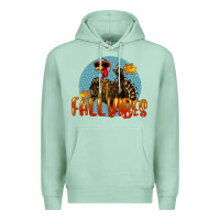 Seafoam Fall Vibes Turkey Premium Hoodie - LillyAllenDesigns