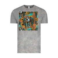 Cloud Rock faith cross seamless pattern Vintage Tee - HRA Design Shop