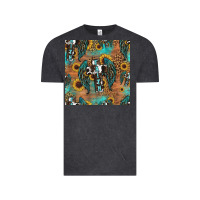 Vintage Black faith cross seamless pattern Vintage Tee - HRA Design Shop