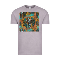 Vintage Zinc faith cross seamless pattern Vintage Tee - HRA Design Shop