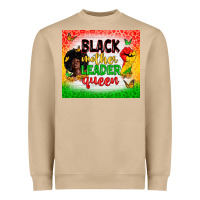 Mushroom Black mother leader Heavyweight Sweatshirt - Zillion Design Studio