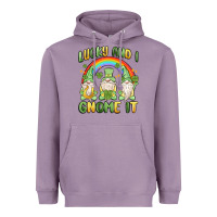 Lavender lucky and i gnome it Heavyweight Hoodie - MaliasSmallBusiness