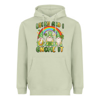 Matcha lucky and i gnome it Heavyweight Hoodie - MaliasSmallBusiness