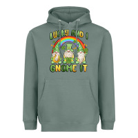 Sage lucky and i gnome it Heavyweight Hoodie - MaliasSmallBusiness