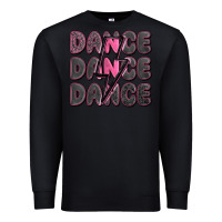 Black dance dance dance with lightning bolt Premium Sweatshirt - MaliasSmallBusiness