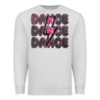 Dove Grey dance dance dance with lightning bolt Premium Sweatshirt - MaliasSmallBusiness