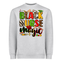 Heather Grey Black Nurse magic juneteenth Heavyweight Sweatshirt - Zillion Design Studio