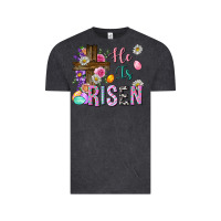 Vintage Black he is risen easter Vintage Tee - Neo Western