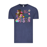 Vintage Denim he is risen easter Vintage Tee - Neo Western