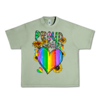 Oil Green proud dad love Urban Heavy Tee - CowhideDigitalArt