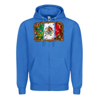 True Royal Christmas lights Mexican flag Zipper Hoodie - Jasminsmagicworld