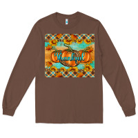 Chestnut Thankful Pumpkins Long Sleeve Tee - Artiststas