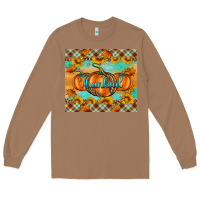 Toasted Coconut Thankful Pumpkins Long Sleeve Tee - Artiststas