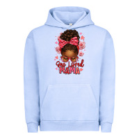 Pigment Grape Ice one loved mama afro messy bun Urban Hoodie - texasbilliewilder
